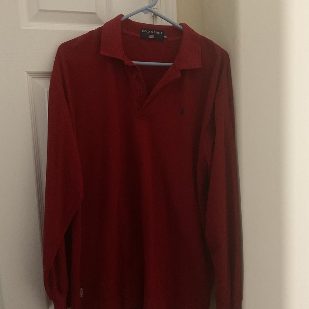 Ralph Lauren Deep Red Men's Polo Shirt